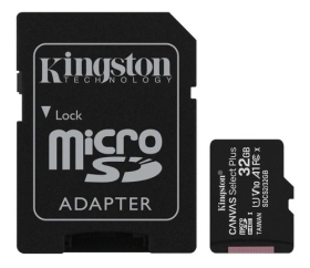Micro SD KINGSTON 32GB c/Adao Clase 10 UHS-I(U1)100MB/s Ca